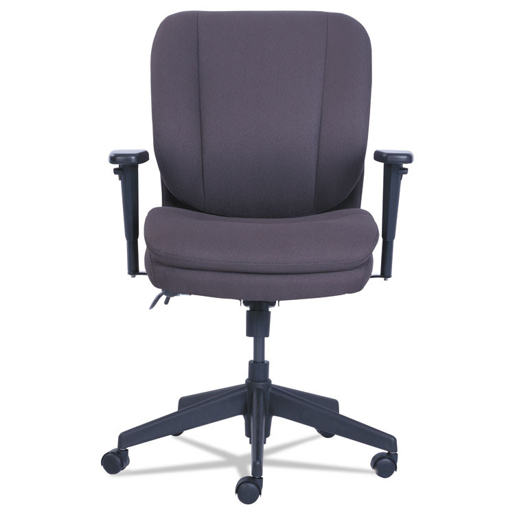 LF PRODUCTS PTE LTD SertaPedic® 48967B Cosset Ergonomic Task Chair, Supports Up to 275 lb, 19.5" to 22.5" Seat Height, Gray Seat/Back, Black Base