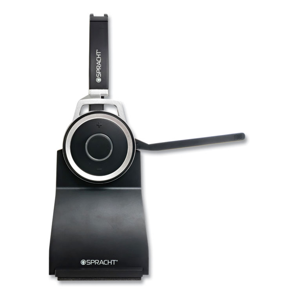 SPRACHT ZUMBTP410 ZuM BT Prestige Combo Binaural Over The Head Headset with USB Dongle, Black