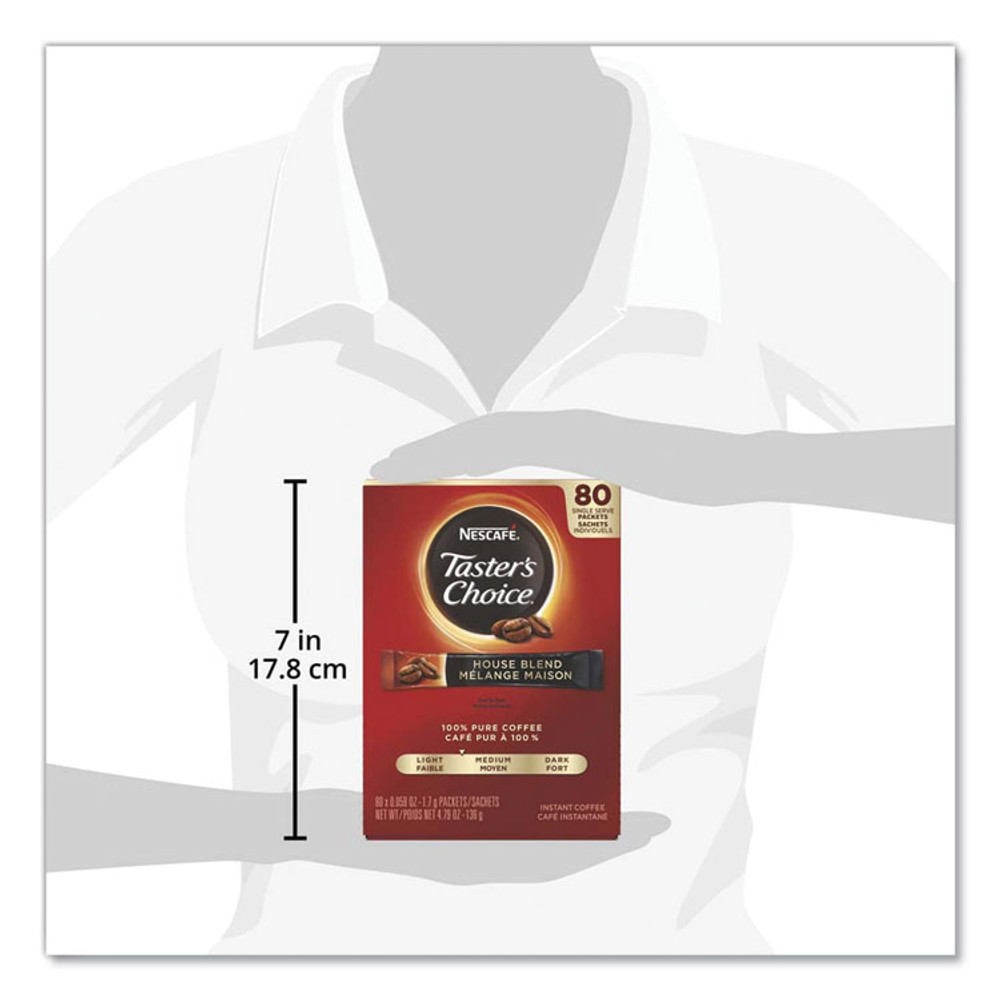 NESTLE Nescafé® 15782CT Taster's Choice Stick Pack, House Blend, .06 oz, 480/Carton