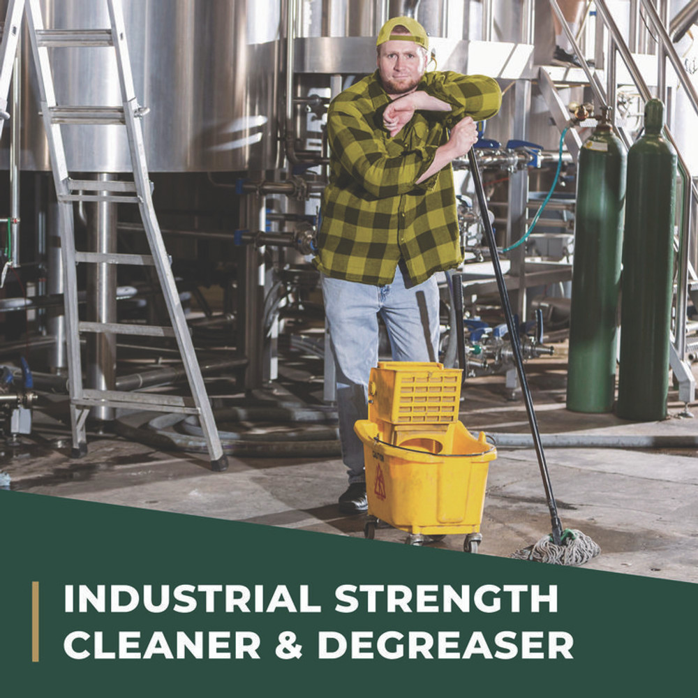 SUNSHINE MAKERS, INC. Simple Green® 14010 Industrial Cleaner and Degreaser, Concentrated, Lemon, 1 gal Bottle, 6/Carton