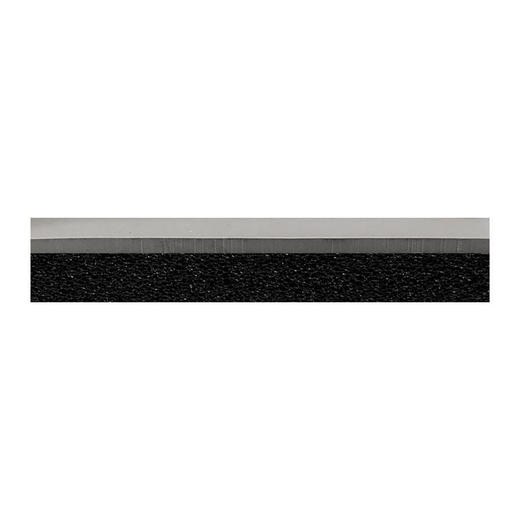 CROWN MATS & MATTING CU2436GY Cushion-Step Marbleized Rubber Mat, Rectangular, Gray Smooth Surface, 24" x 36"