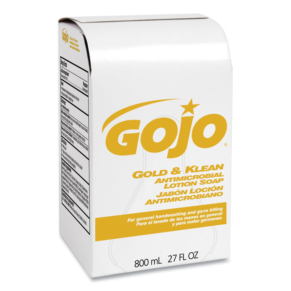 GO-JO INDUSTRIES GOJO® 912712CT Antimicrobial Lotion Soap, Floral Balsam Scent, 800 mL