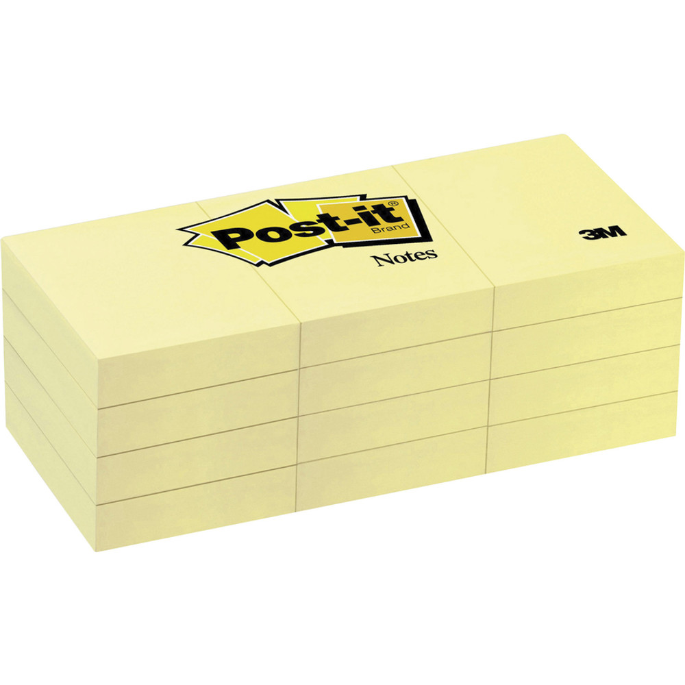 3M Post-it&reg; 653YWBD Post-it&reg; Notes Original Notepads