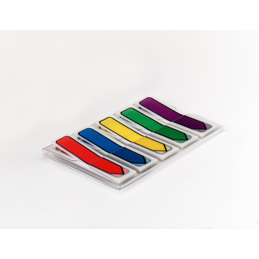 3M Post-it&reg; 684ARR1 Post-it&reg; Arrow Flags in On-the-Go Dispenser - Bright Colors