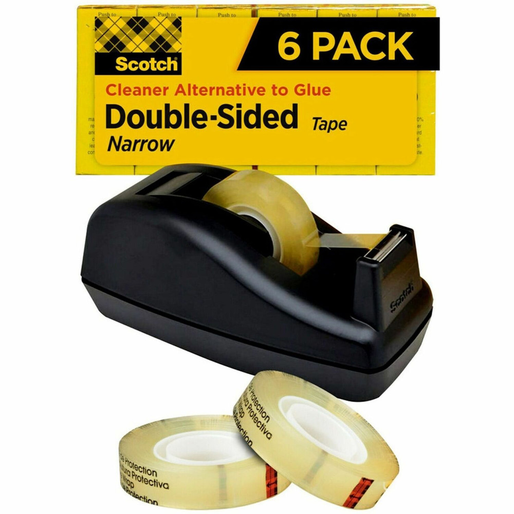3M Scotch 6656PKC40 Scotch Permanent Double-Sided Tape - 1/2"W