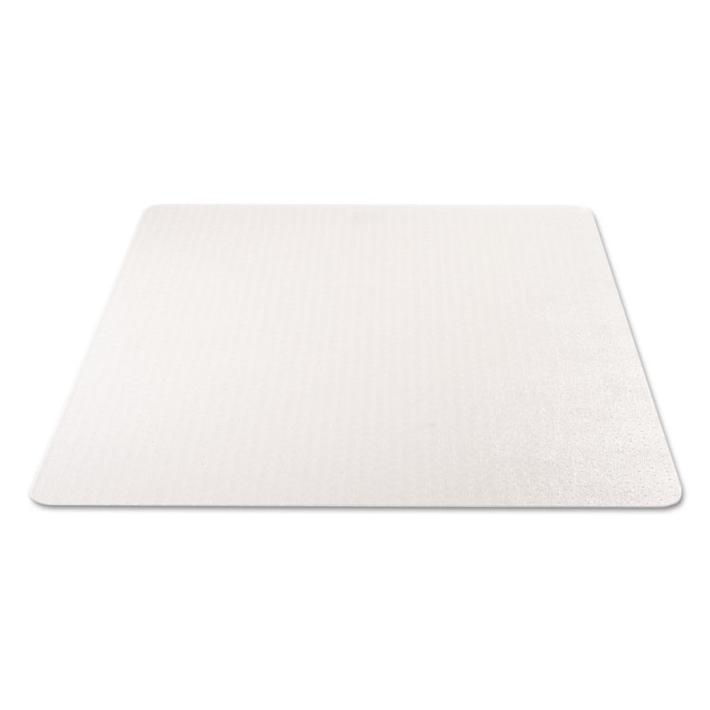 DEFLECTO CORPORATION CM11442F EconoMat Occasional Use Chair Mat, Low Pile Carpet, Flat, 46 x 60, Rectangle, Clear