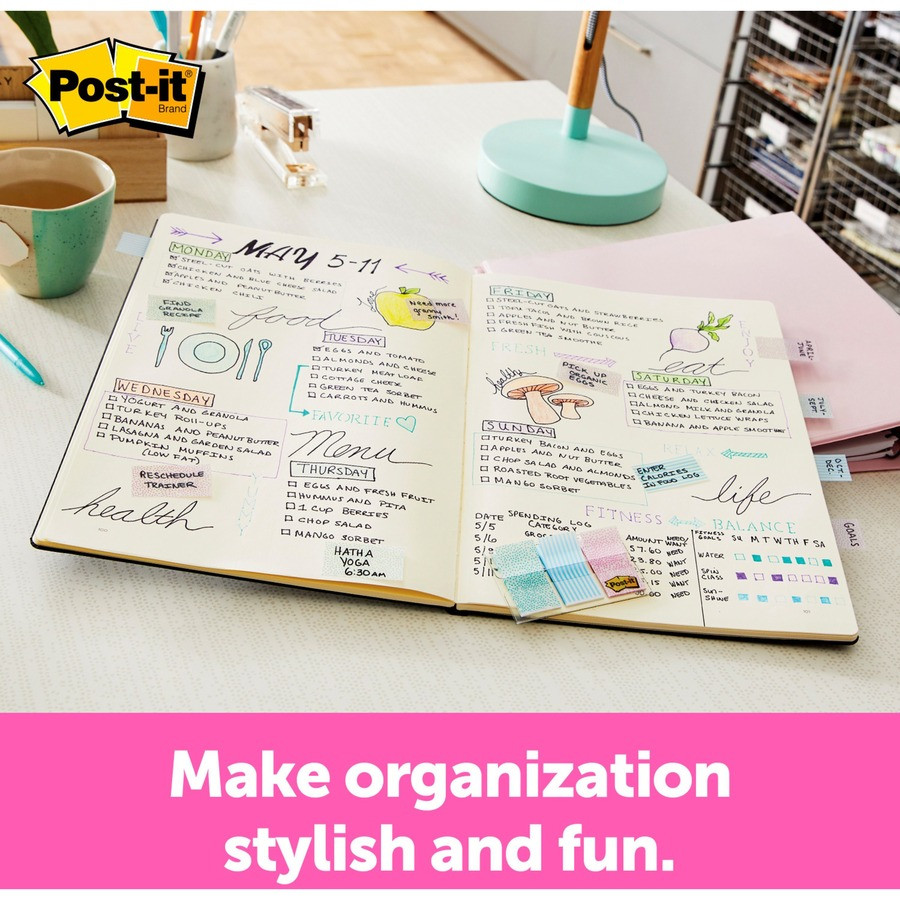 3M Post-it&reg; 682GRDNT Post-it&reg; Printed Flags