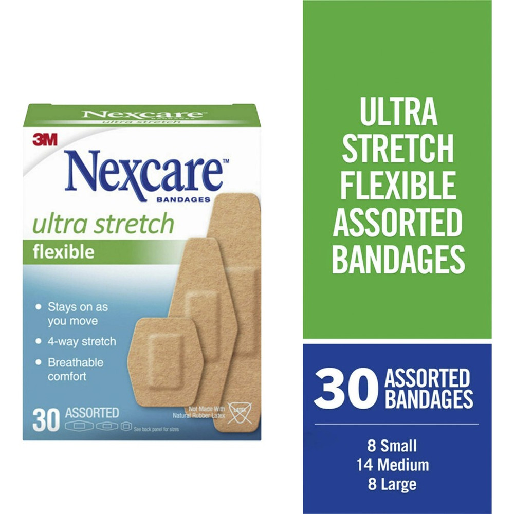 3M Nexcare 576-30PB Nexcare Soft 'n Flex Bandages