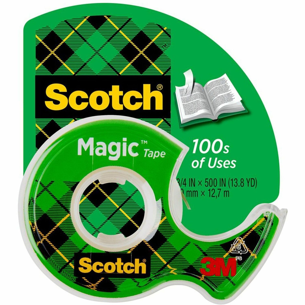 3M Scotch 122 Scotch Dispensing Matte Finish Magic Tape