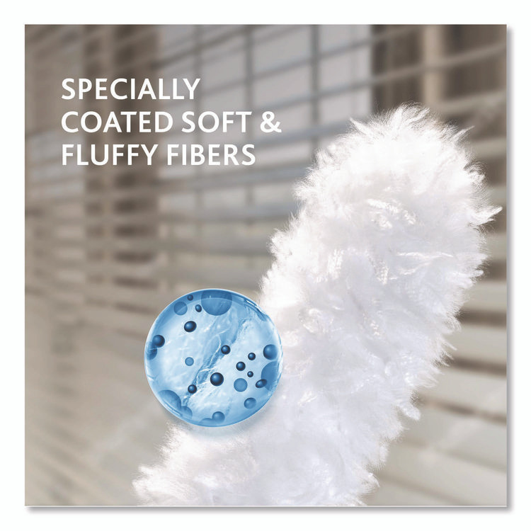 FREUDENBERG HOUSEHOLD PRODUCTS O-Cedar® 172148CT Flex and Catch Heavy-Duty Dusting Kit, 1 Duster Wand and 3 Refills, 6/Carton