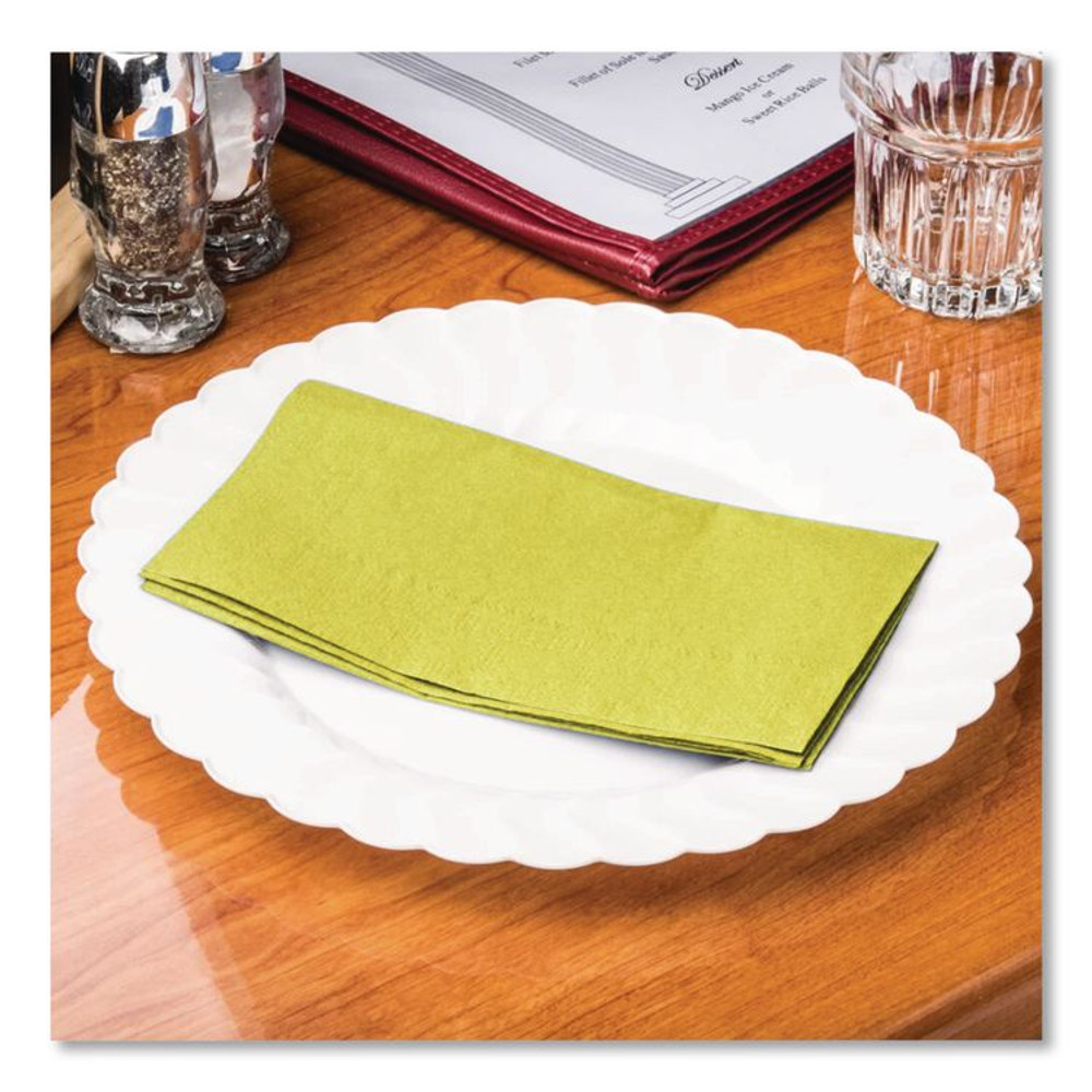 HOFFMASTER 180540 Dinner Napkins, 2-Ply, 15 x 17, Sun, 1,000/Carton