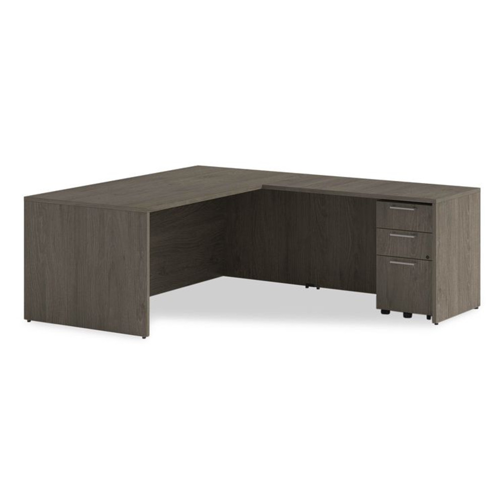 ALERA SVMPBBFWA Alera Seville Series Mobile Pedestal, Left/Right, 3-Drawer: Box/Box/File, Legal, Walnut, 15" x 18" x 27"