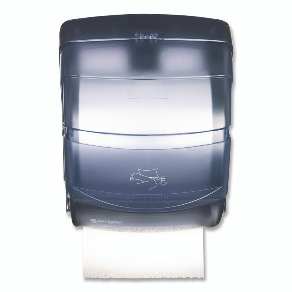 CFS BRANDS Carlisle T850TBL Classic Integra Lever Roll Towel Dispenser, 11.5 x 11.25 x 13.5, Black