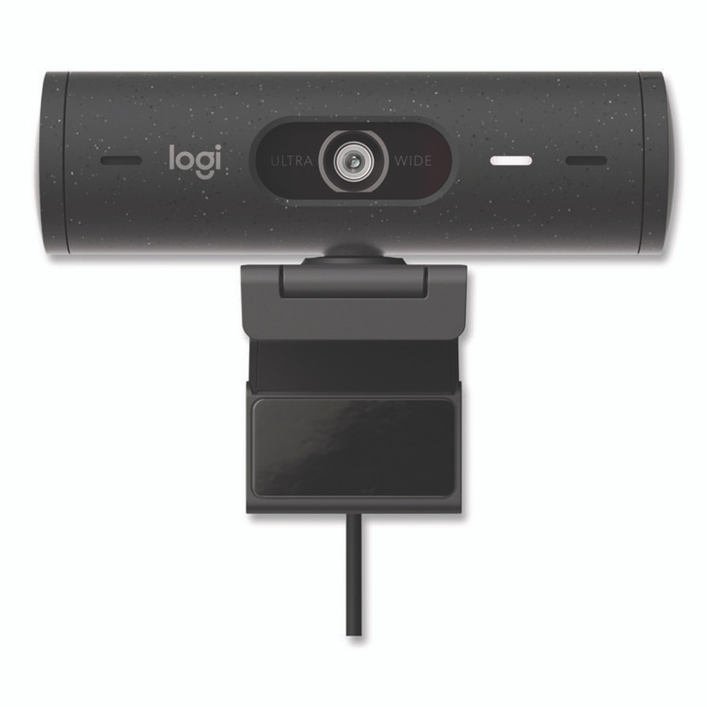 LOGITECH, INC. 960001522 Brio 505 Plug and Play Webcam, 1920 pixels x 1080 pixels, 4 Mpixels, Graphite