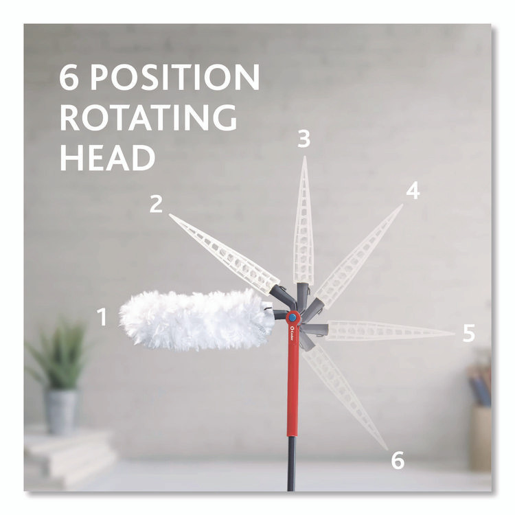 FREUDENBERG HOUSEHOLD PRODUCTS O-Cedar® 172148EA Flex and Catch Heavy-Duty Dusting Kit, 1 Duster Wand and 3 Refills