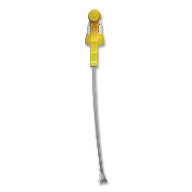 IMPACT PRODUCTS, LLC 60192491 Chemical Resistant Trigger Sprayer, 9.88" Tube, Fits 32 oz Bottles, Yellow/White, 24/Carton