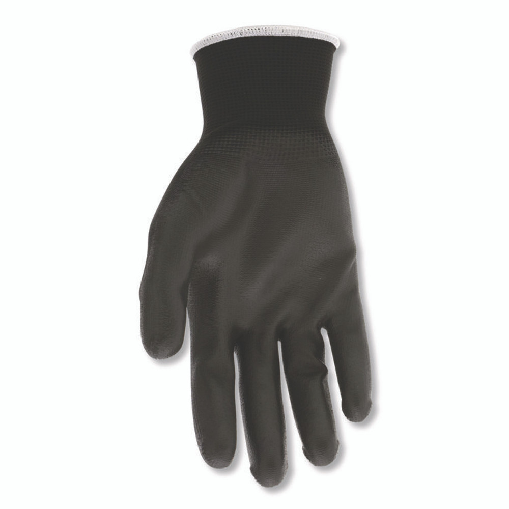MCR SAFETY B96699LDZ Work Gloves, 10" Long, Large, Black, 12 Pairs