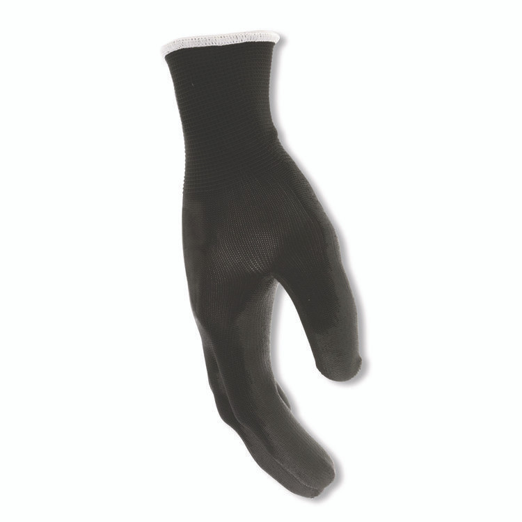 MCR SAFETY B96699XLDZ Work Gloves, 10" Long, X-Large, Black, 12 Pairs