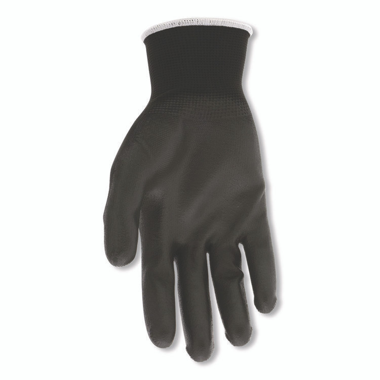 MCR SAFETY B96699XLDZ Work Gloves, 10" Long, X-Large, Black, 12 Pairs