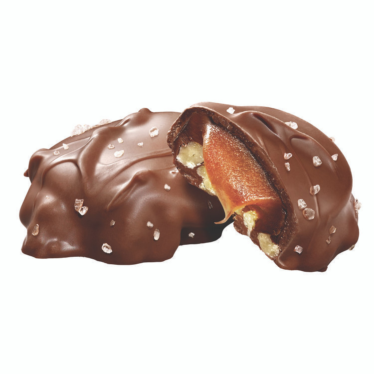 MORLEY CANDY MAKERS INC Sanders® MRY30971 Small Batch wonders Sea Salt Caramel Pecan Clusters, 18 oz Tub