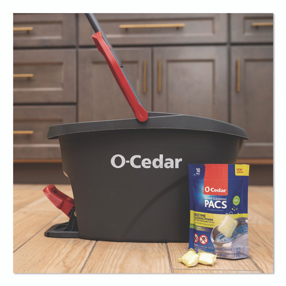 FREUDENBERG HOUSEHOLD PRODUCTS O-Cedar® 172400CT Cleaning PACS, Crisp Citrus Scent, 10/Pack, 8 Packs/Carton
