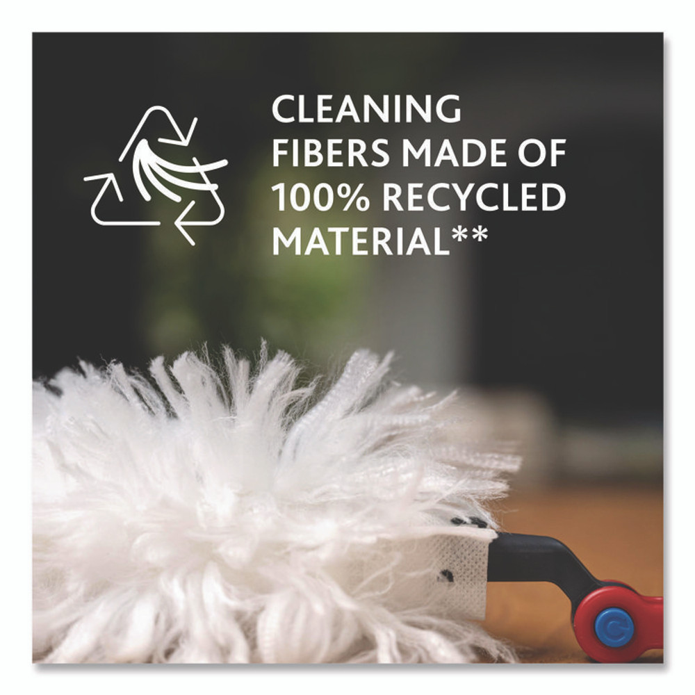 FREUDENBERG HOUSEHOLD PRODUCTS O-Cedar® 172172PK Flex and Catch Duster Heavy-Duty Refills, Polyester, White, 5/Pack