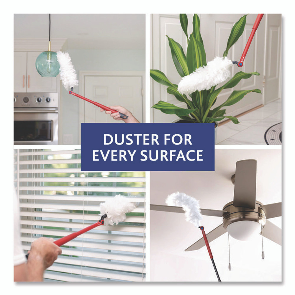 FREUDENBERG HOUSEHOLD PRODUCTS O-Cedar® 172172PK Flex and Catch Duster Heavy-Duty Refills, Polyester, White, 5/Pack