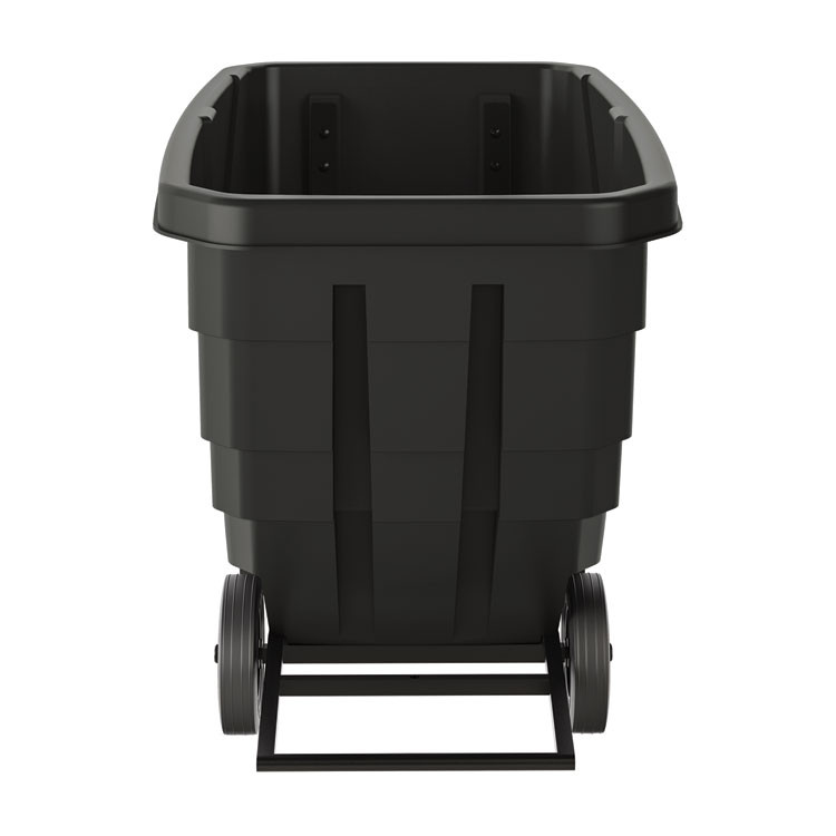 SUNCAST CORPORATION Commercial® RMTTLD75D 0.75 cu yd Light Duty Tilt Truck, 750 lb Capacity, Black