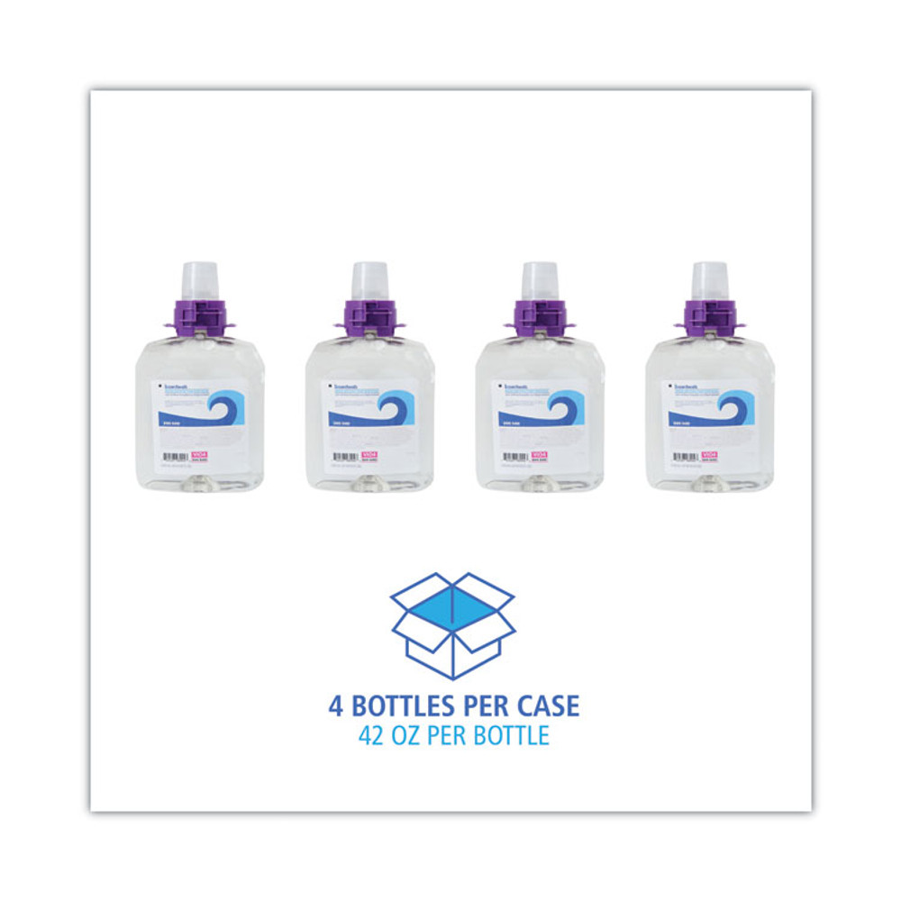 BOARDWALK 8400 Green Certified Foam Hand Soap, Unscented, 1,250 mL Refill, 4/Carton