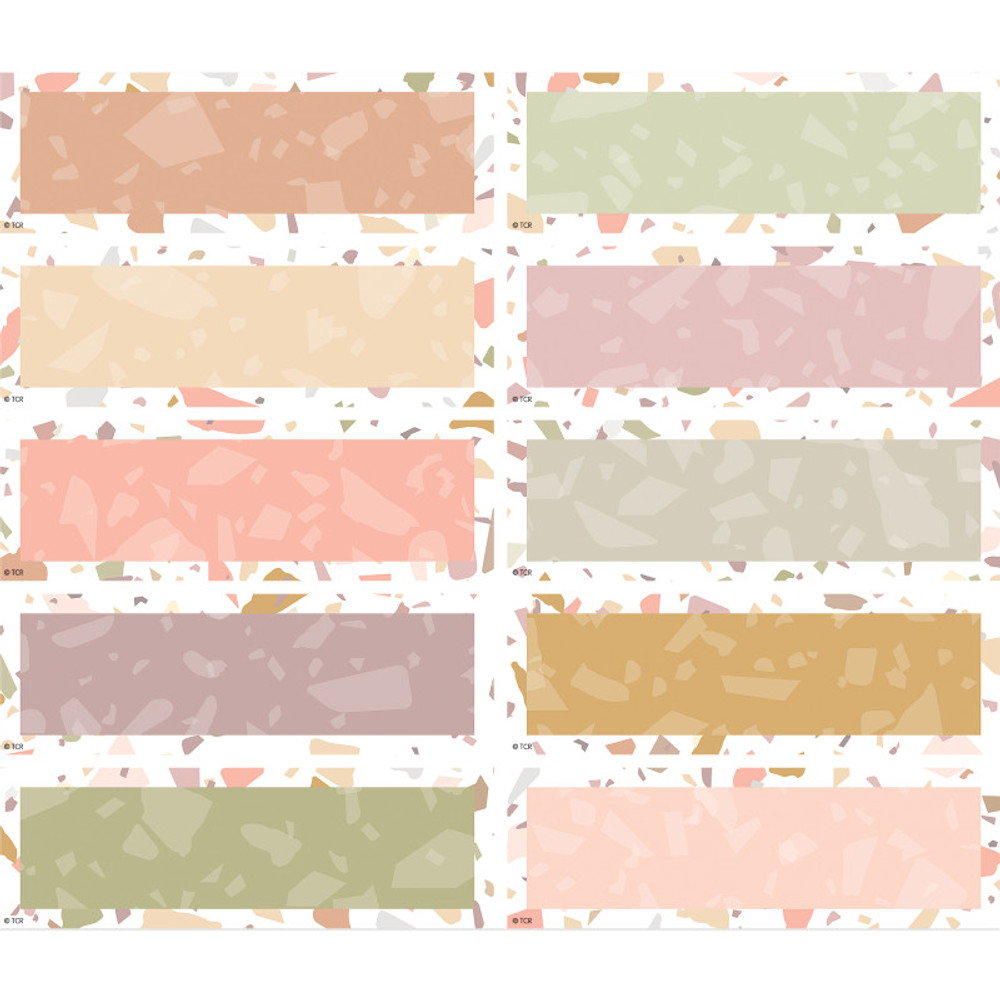 TEACHER CREATED RESOURCES Teacher Created Resources® Terrazzo Tones Magnetic Labels Accents, Pack of 20