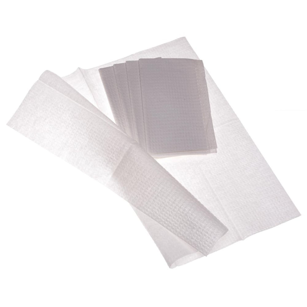 MEDLINE INDUSTRIES, INC. NON24361 Medline 2-Ply Tissue/Poly Professional Towels, 17in x 19in, White, Roll Of 500 Sheets