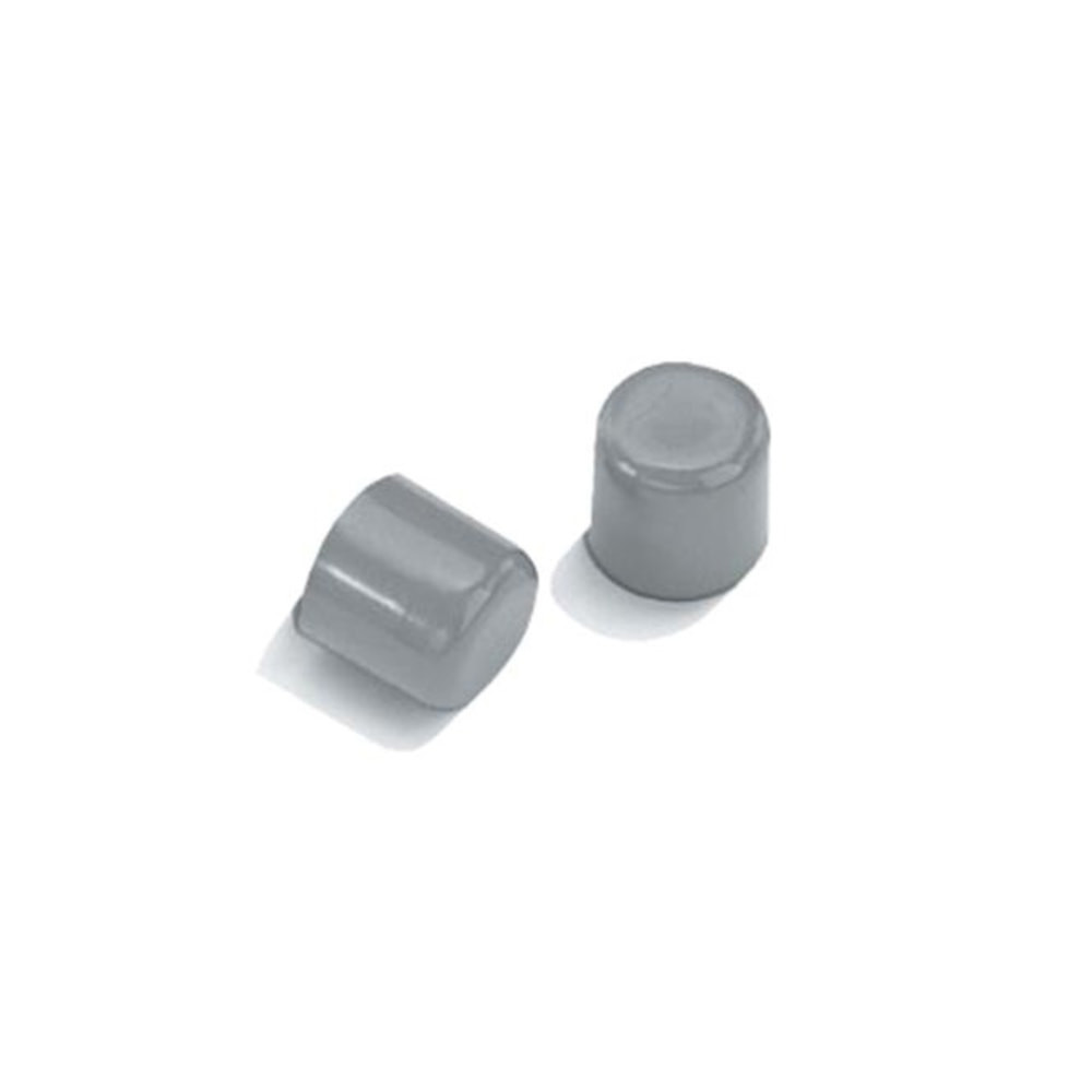 MEDLINE INDUSTRIES, INC. MDS86615CW Medline Replacement Walker Glide Caps, 1in, Gray, Pack Of 6