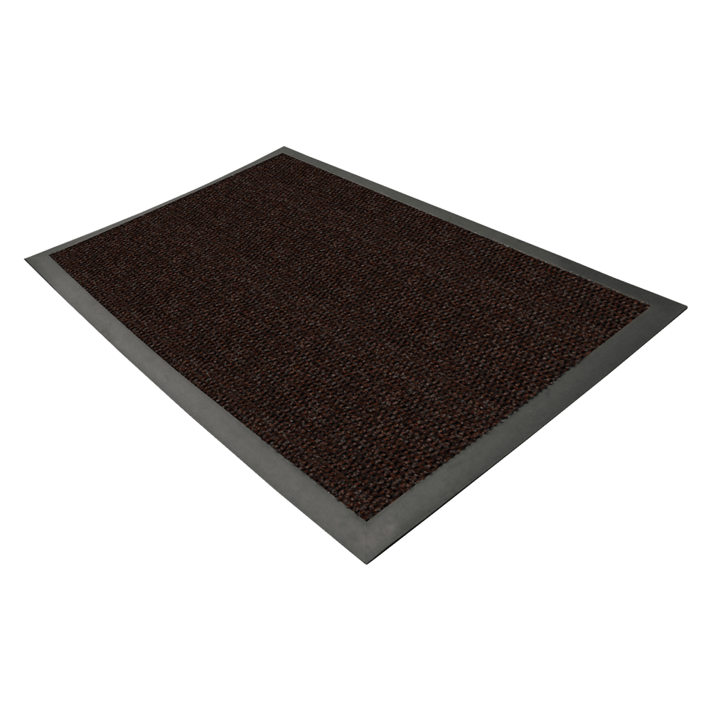 GENUINE JOE 02403  Ultraguard Indoor Wiper/Scraper Floor Mat, 3ft x 5ft, Chocolate