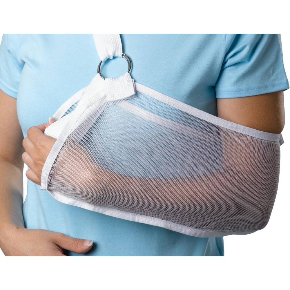 MEDLINE INDUSTRIES, INC. ORT11200L Medline Cool Mesh Arm Sling, Large, White