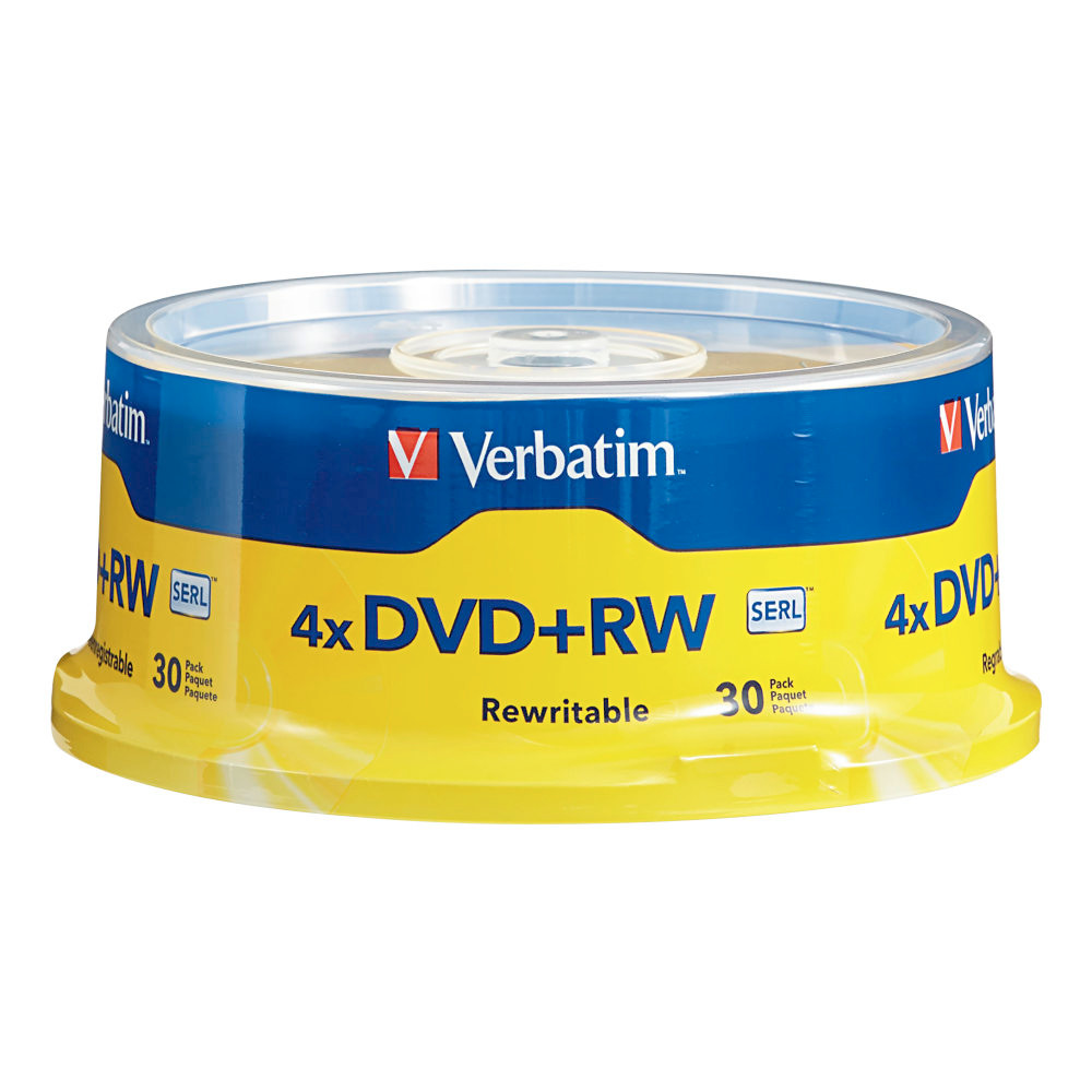 Write and re-write up to 4.7GB of data or up to 120 minutes of video over and over again  Read compatible with most DVD-ROM drives and DVD video players.  Write compatible with drives supporting DVD+RW format.
