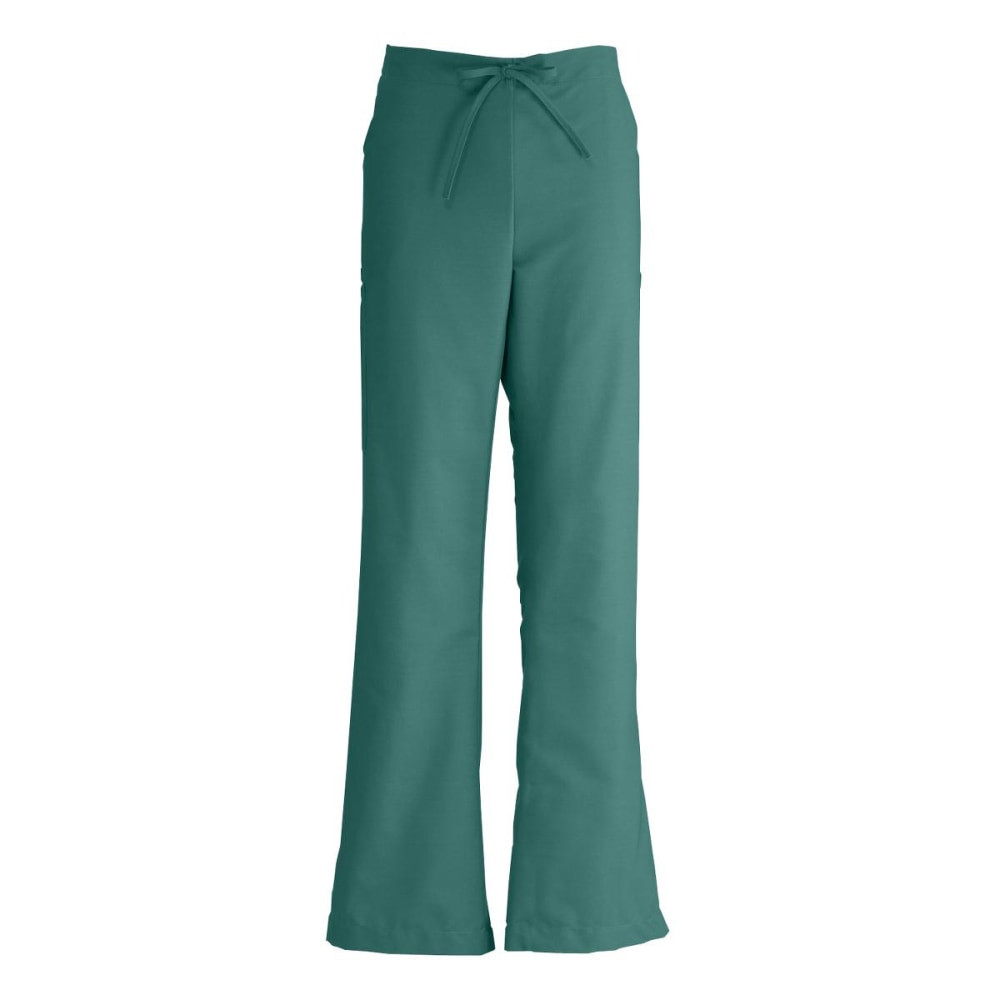MEDLINE INDUSTRIES, INC. 8865JEGXLT Medline ComfortEase Polyester/Cotton Modern Fit Ladies Tall Cargo Scrub Pants, XL, Evergreen