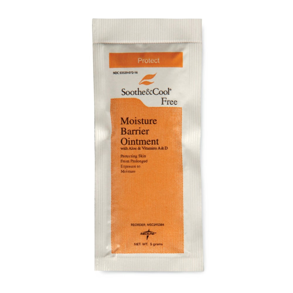 MEDLINE INDUSTRIES, INC. MSC095384 Medline Soothe & Cool Moisture Barrier Ointment Packets, Pack Of 144
