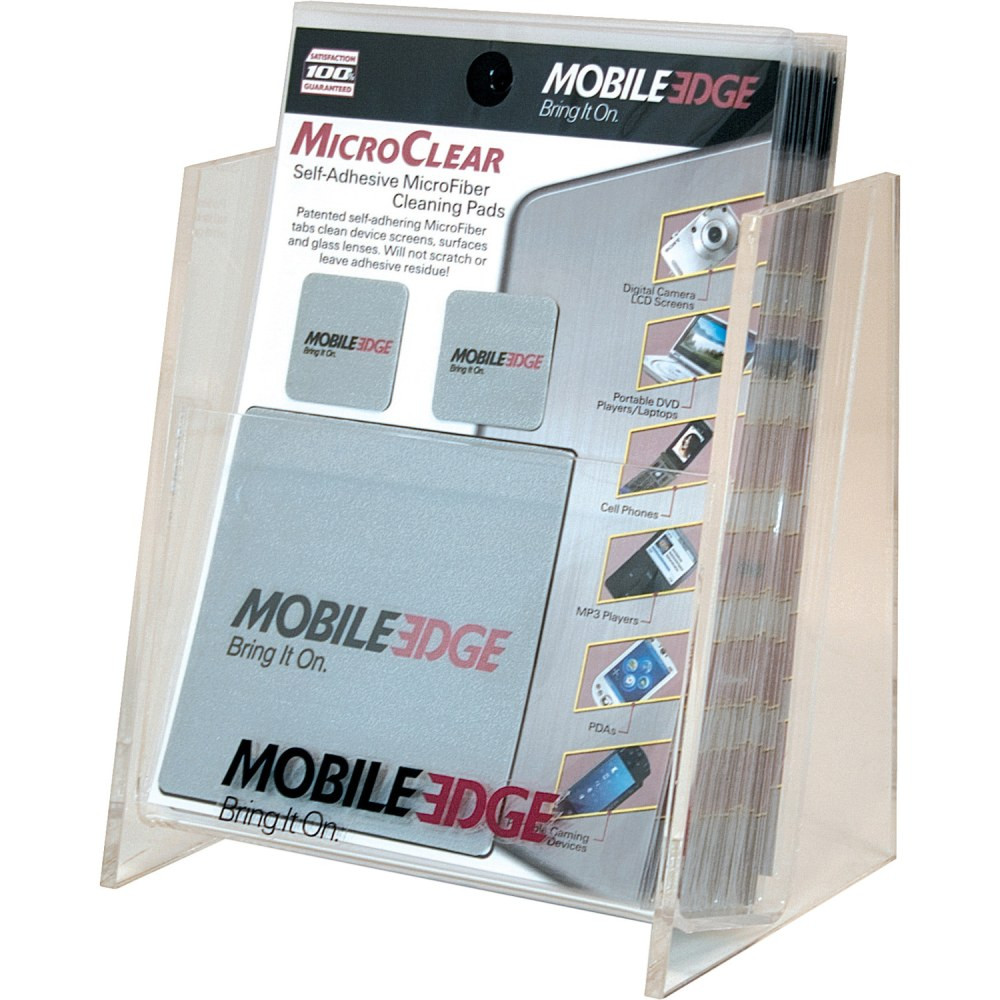MOBILE EDGE LLC MEAMC3 Mobile Edge MicroClear Cleaning Pad - MicroFiber - Silver