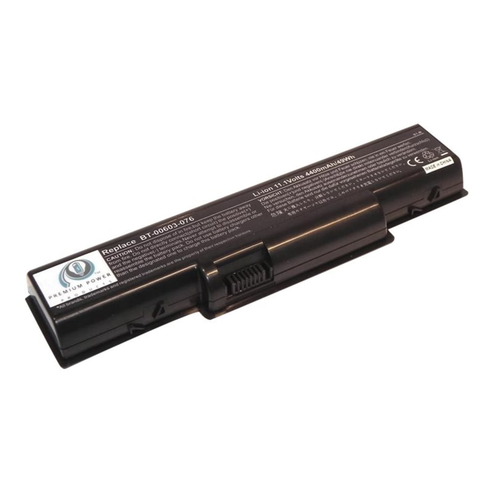 EREPLACEMENTS, LLC BT-00603-076-ER eReplacements Premium Power Products BT-00603-076 - Notebook battery - lithium ion - 6-cell - 4400 mAh - for Acer Aspire 57XX, 7715; eMachines E625, E627, E630, G430, G725; Gateway NVNV59, NVNV59C42