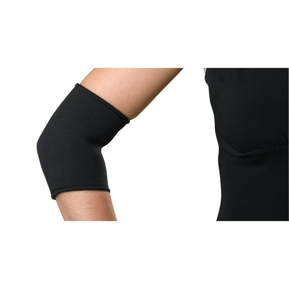 MEDLINE INDUSTRIES, INC. ORT17200L Medline Neoprene Slip-On Elbow Support, Large, Black