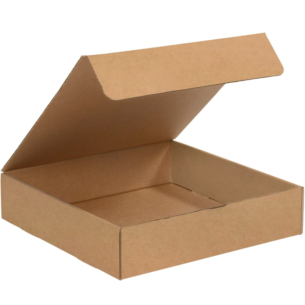B O X MANAGEMENT, INC. ML12122K Partners Brand Literature Mailers, 12in x 12in x 2in, Kraft, Pack Of 50