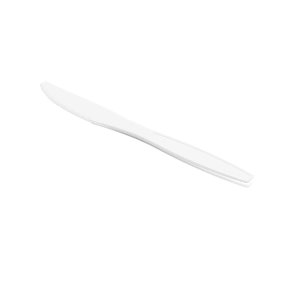 MEDLINE INDUSTRIES, INC. NON00292 Medline Heavyweight Plastic Knives, White, Pack Of 1,000