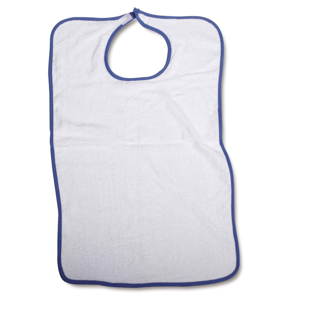 MEDLINE INDUSTRIES, INC. MDT014101Z Medline Clothing Protectors, 21in x 33in, White, Pack Of 12