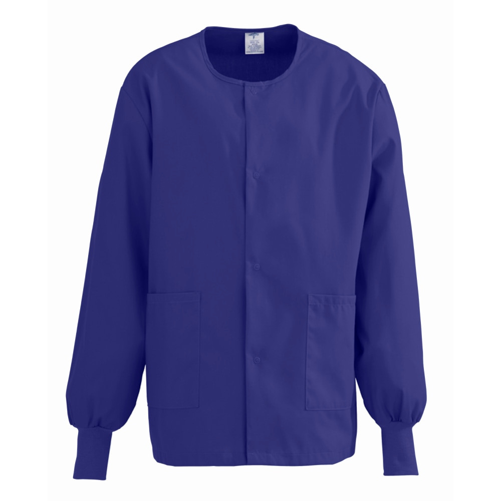 MEDLINE INDUSTRIES, INC. 8832JPP4XL Medline ComfortEase Unisex Warm-Up Scrub Jacket, 4X, Purple