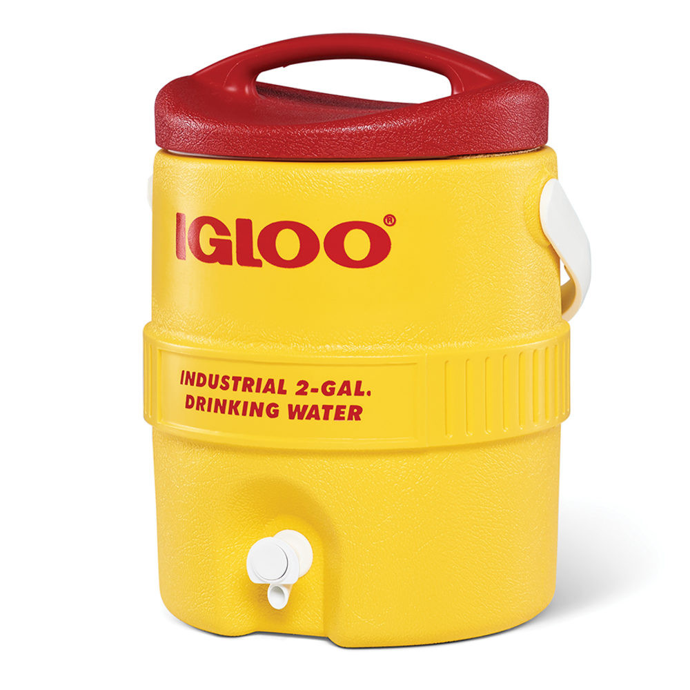 IGLOO PRODUCTS CORPORATION 421 Igloo 400 Series Cooler, 2 Gallon, Red/Yellow