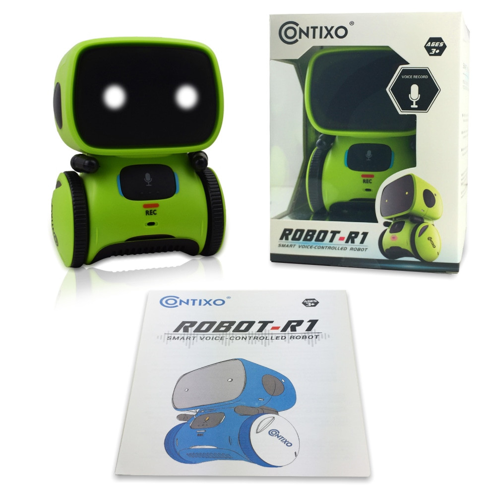 CONTIXO CNXR1GREEN  R1 Learning Educational Kids Robot, All Ages, Green