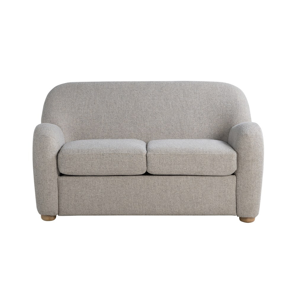 LIFESTYLE SOLUTIONS INC. 132A023PEB Lifestyle Solutions Gilroy Loveseat, 32-3/4inH x 57-1/10inW x 33-1/10inD, Pebble