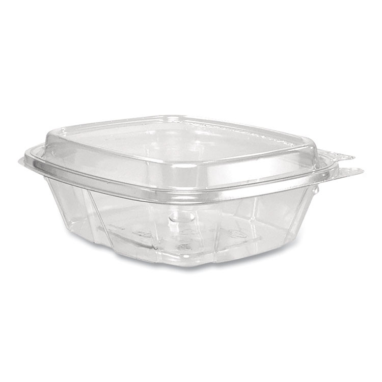 DART CH8DED ClearPac SafeSeal Tamper-Resistant/Evident Containers, Domed Lid, 8 oz, Clear, Plastic, 100/Bag, 2 Bags/Carton