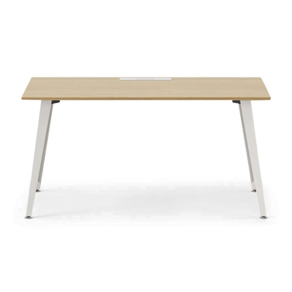 BUREAU OFFICE, INC. 10-00-67-10 Branch Furniture Office Desk, Woodgrain/White