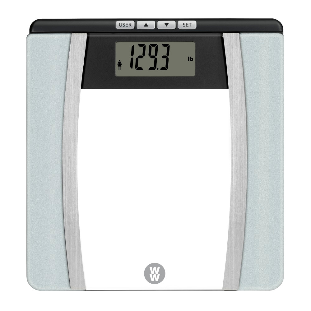 CONAIR CORPORATION WW701XF Conair WW Body Analysis Glass Scale, 11-13/16in x 12-1/2in, Clear/Silver